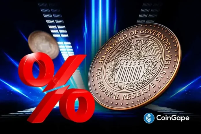 <p>The Federal Reserve has made its first Fed rate cut this year following today’s FOMC meeting, lowering interest rates by 25 basis points (bps). This comes in line with expectations, while the crypto market awaits Fed Chair Jerome Powell’s speech for guidance on the committee’s stance moving forward. FOMC Makes First Fed Rate Cut This</p>
<p>The post <a href="https://coingape.com/fomc-meeting-fed-makes-first-rate-cut-of-the-year-lowers-rates-by-25-bps/">FOMC Meeting: Fed Makes First Rate Cut of the Year, Lowers Rates by 25 Bps</a> appeared first on <a href="https://coingape.com/">CoinGape</a>.</p>
<br>